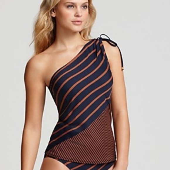 one shoulder tankini swimsuit